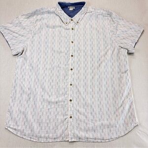 Carbon2Cobalt Men’s XXXLT Short Sleeve Casual Button Down Shirt Multicolor